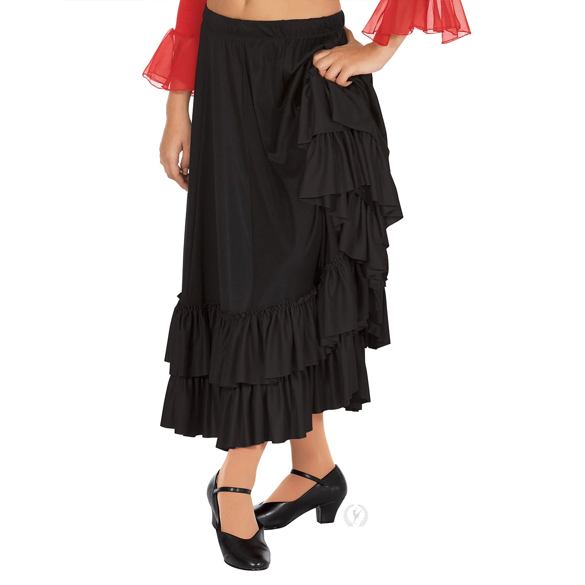 Double Ruffle Flamenco Skirt