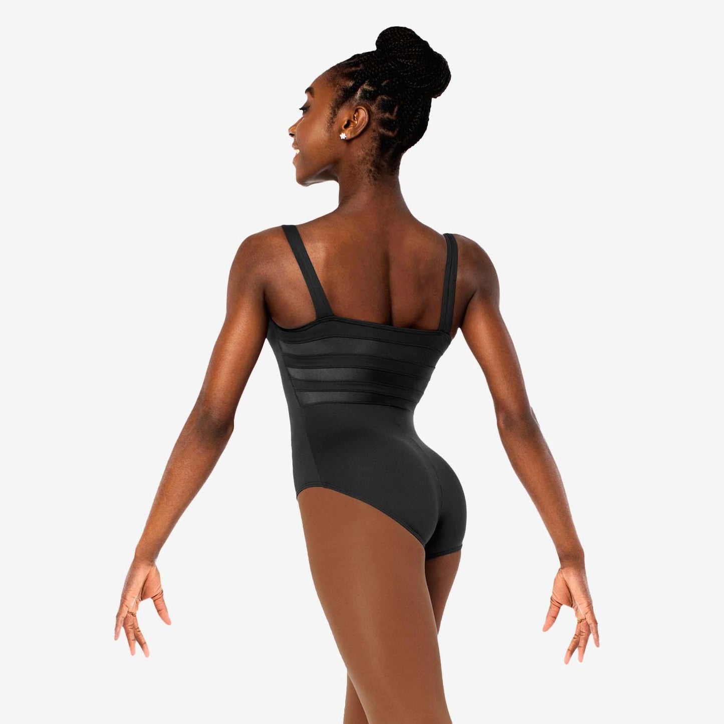 Mesh Stripe Leotard