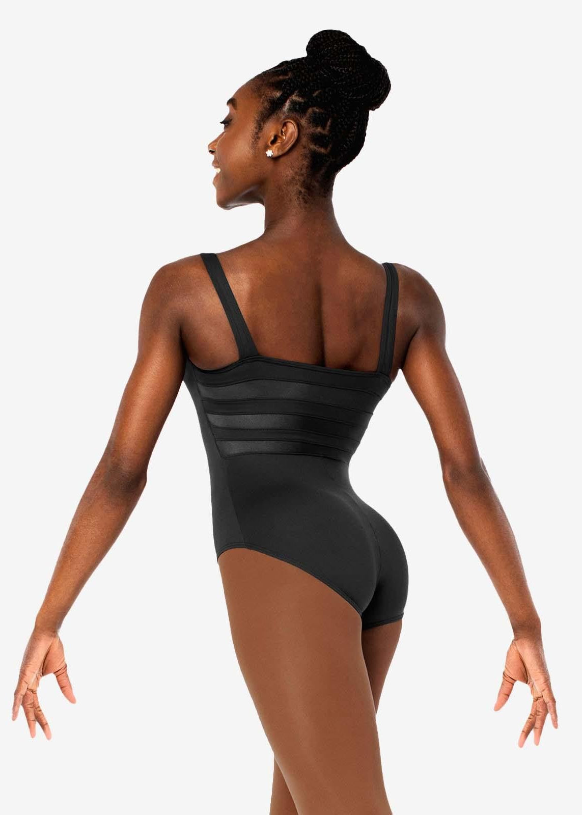Mesh Stripe Leotard