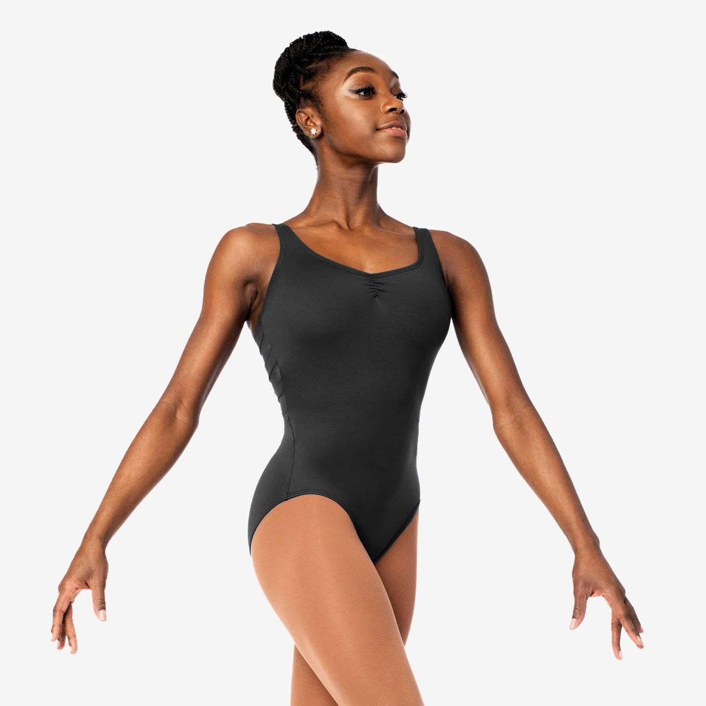 Mesh Stripe Leotard