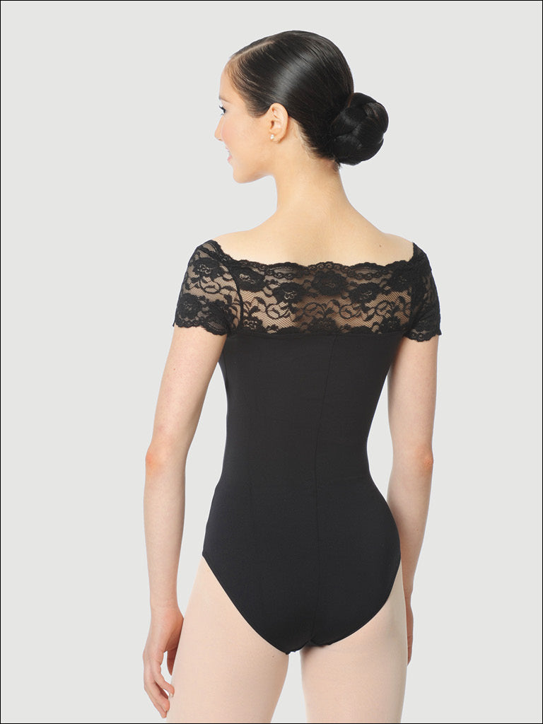 Lace Neck Leotard