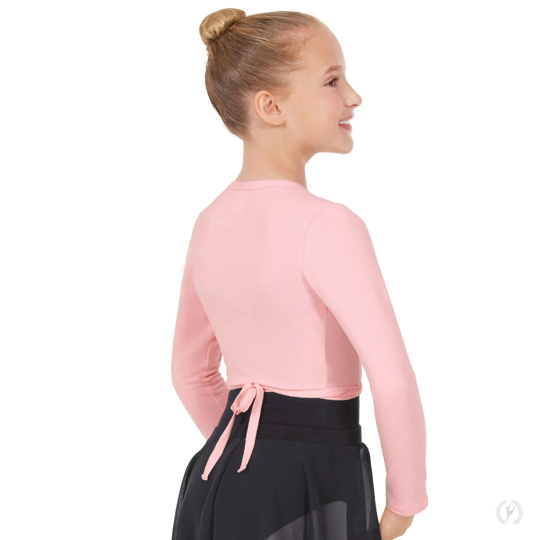 Cotton Wrap Sweater