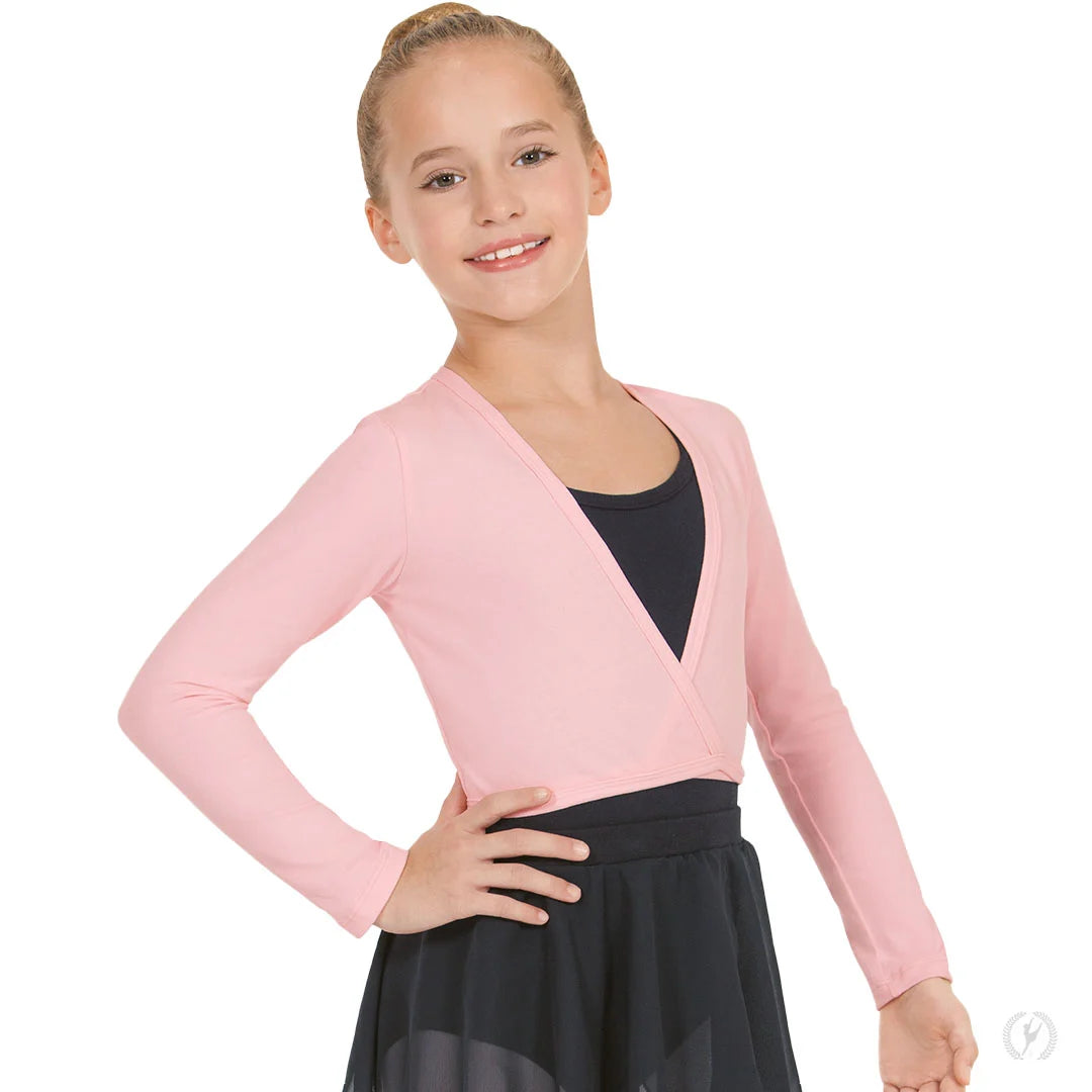 Cotton Wrap Sweater
