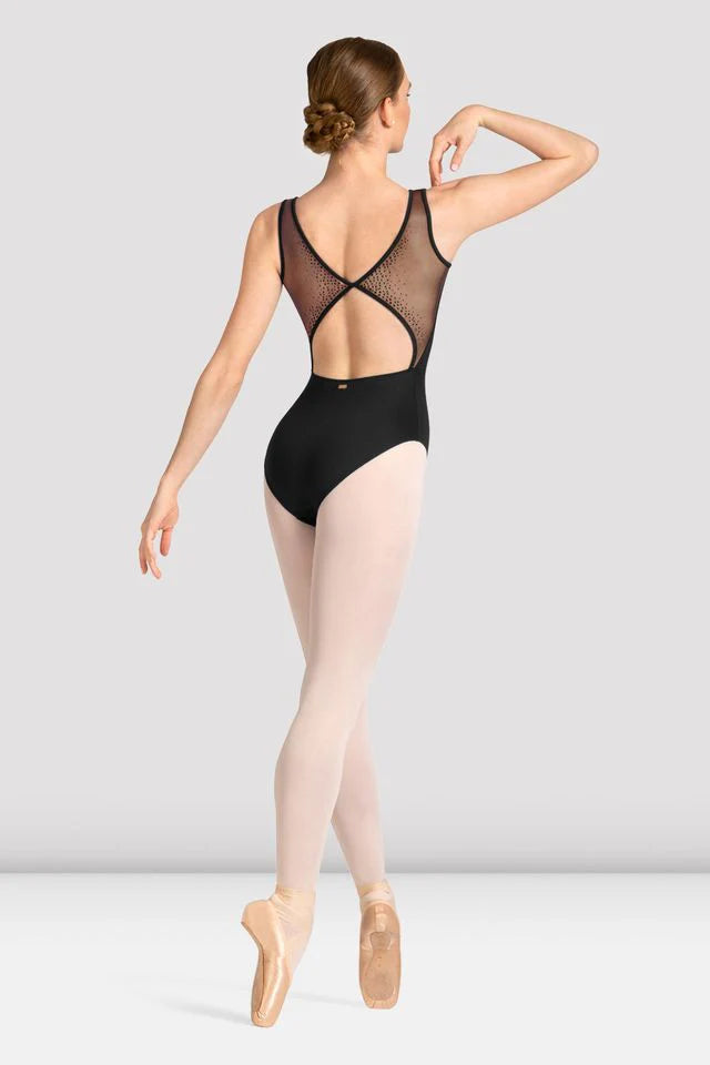 Boat Neck Leo with Mesh