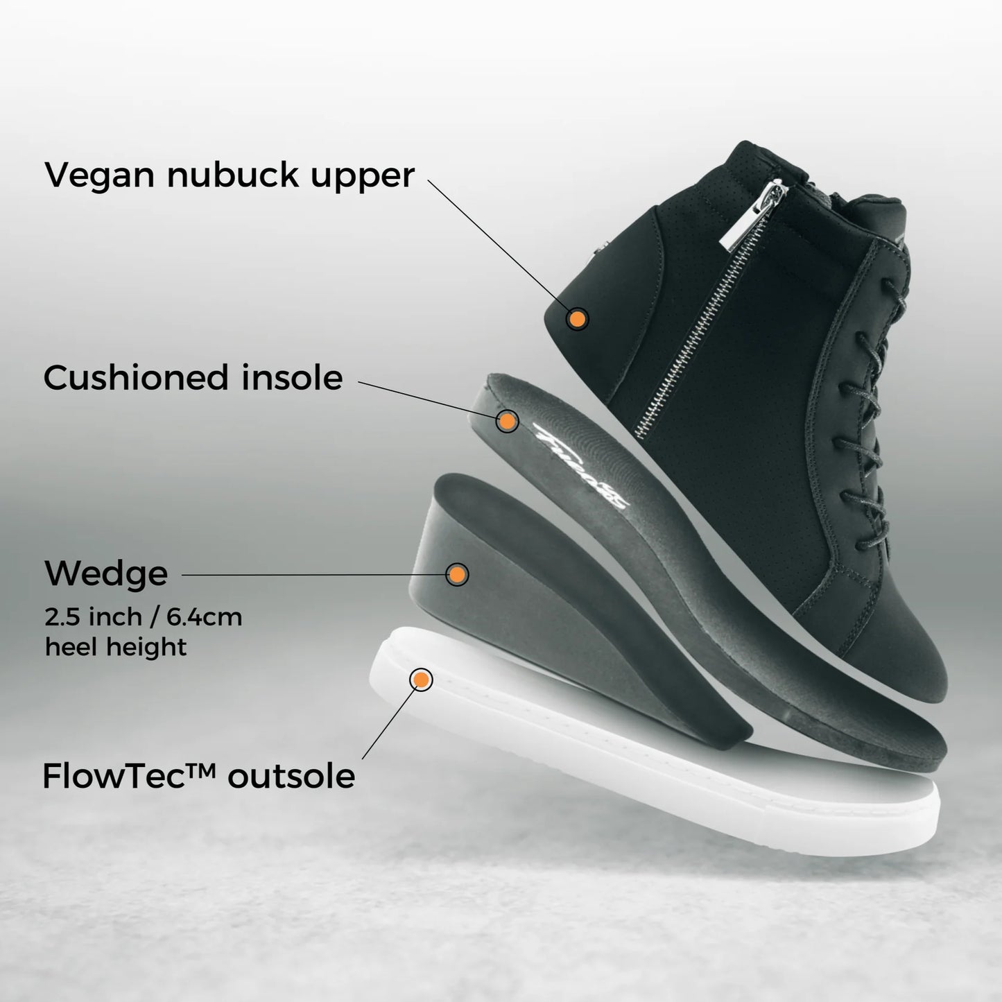 Sneaker With Wedge Heel