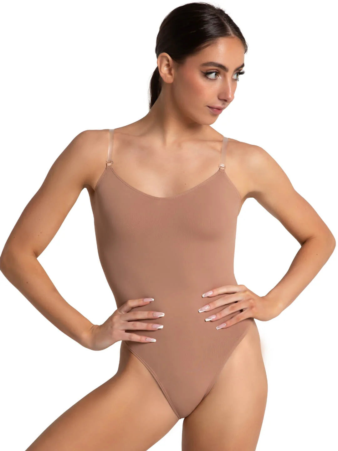 Camisole with Clear Strap