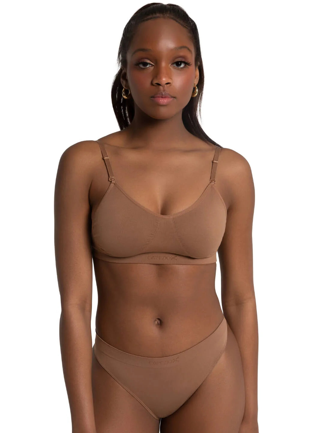 Seamless Clear Strap Bra
