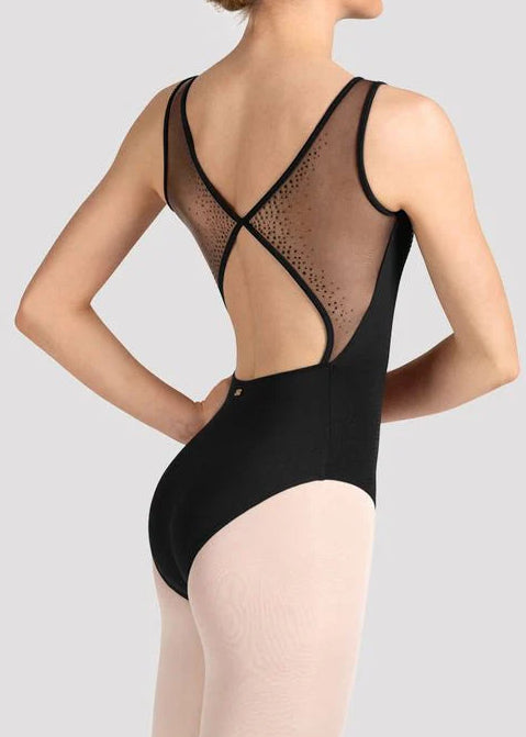 Boat Neck Leo with Mesh